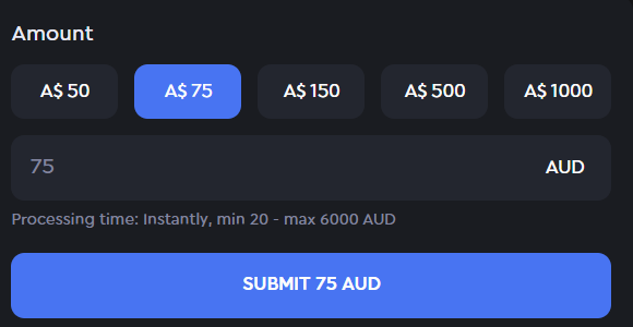 skycrown deposit